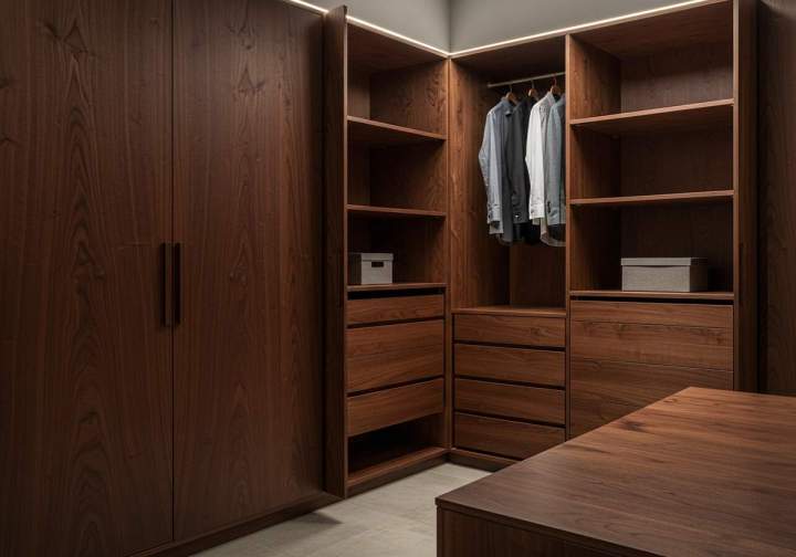 Placards et dressings sur mesure, fonctionnels et esthétiques.